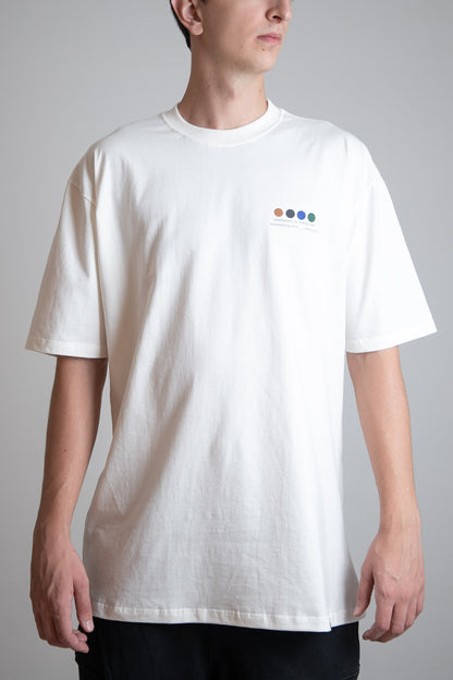 Camiseta Oversized "Planetary" off white