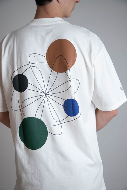 Camiseta Oversized "Planetary" off white