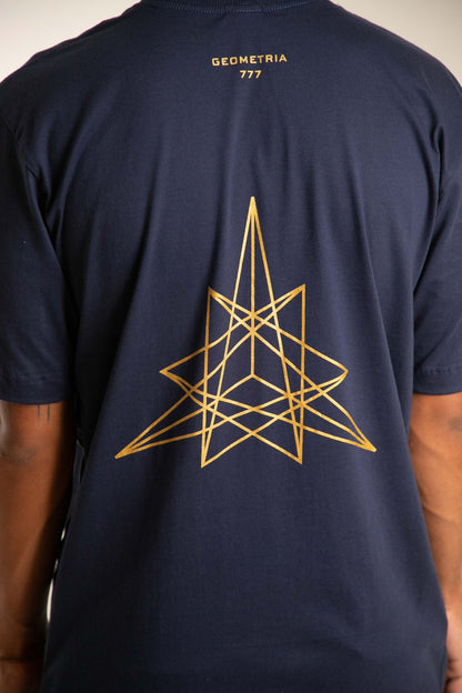 Camiseta Section T "Tetraktys" - Azul marinho