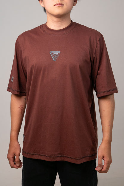 Camiseta Oversized Brown "OPT IN"