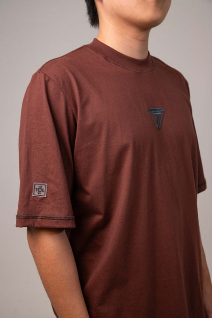 Camiseta Oversized Brown "OPT IN"