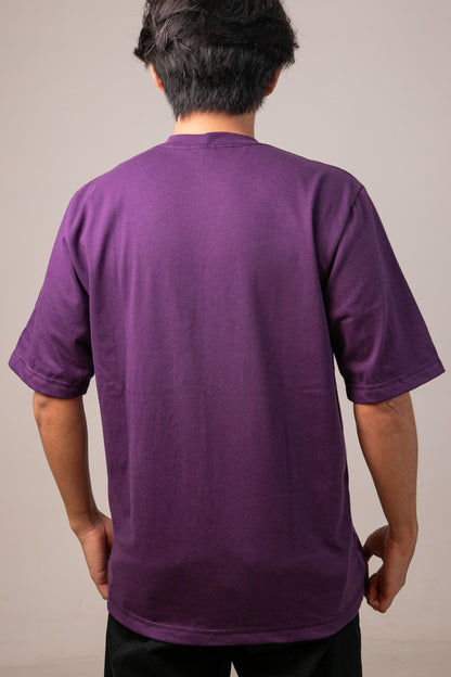 Camiseta Oversized Roxa "GRAPE"