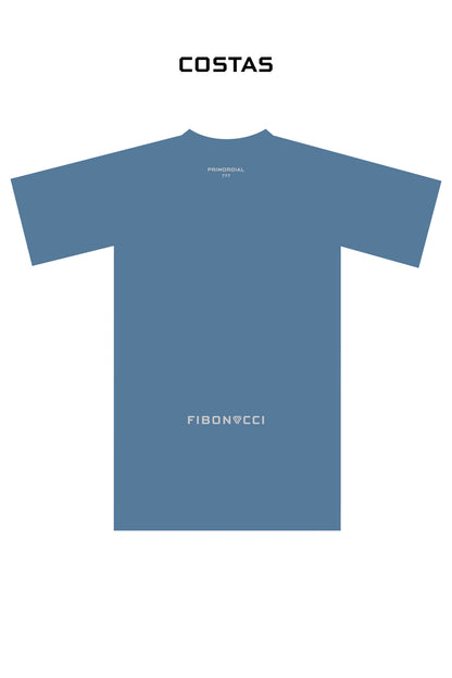 Camiseta "FIBONACCI" azul claro