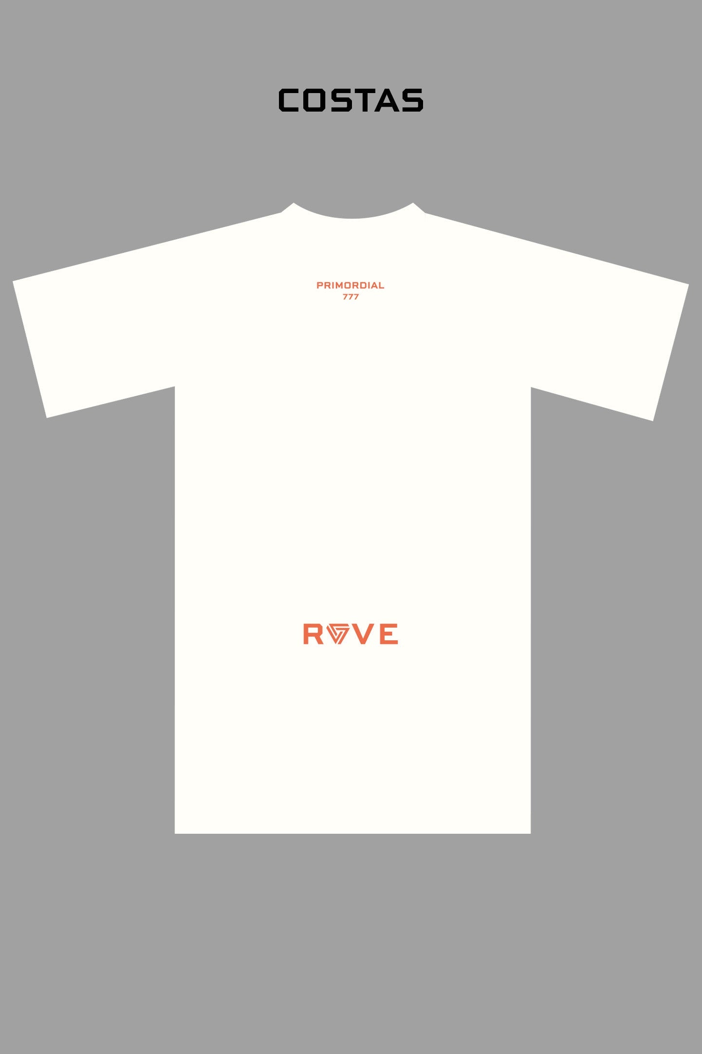 Camiseta "RAVE" off white