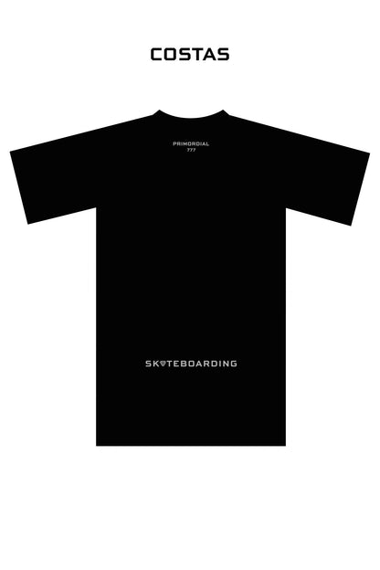 Camiseta "SKATEBOARDING" preta